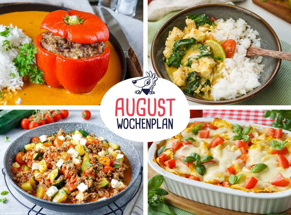 Wochnpläne Monat August