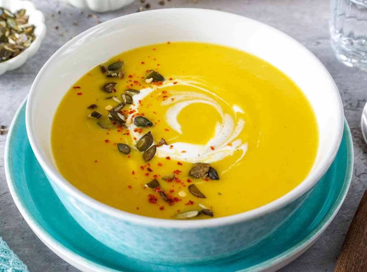 Cremige Butternut Kürbissuppe