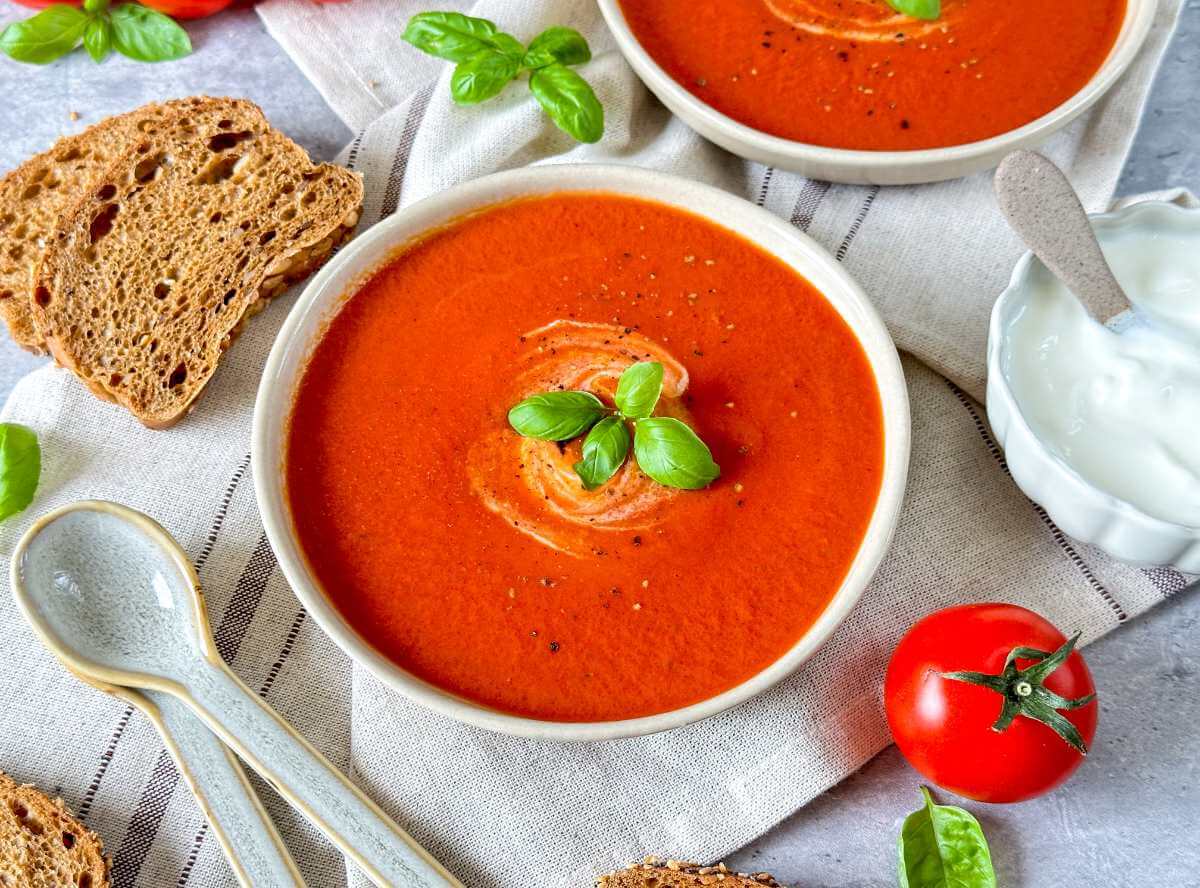 Einfache Tomatensuppe