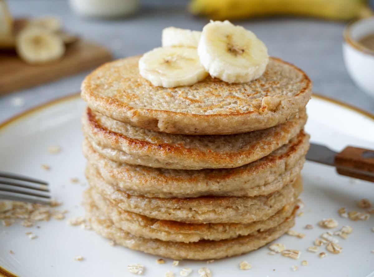 Haferflocken Pancakes ohne Mehl