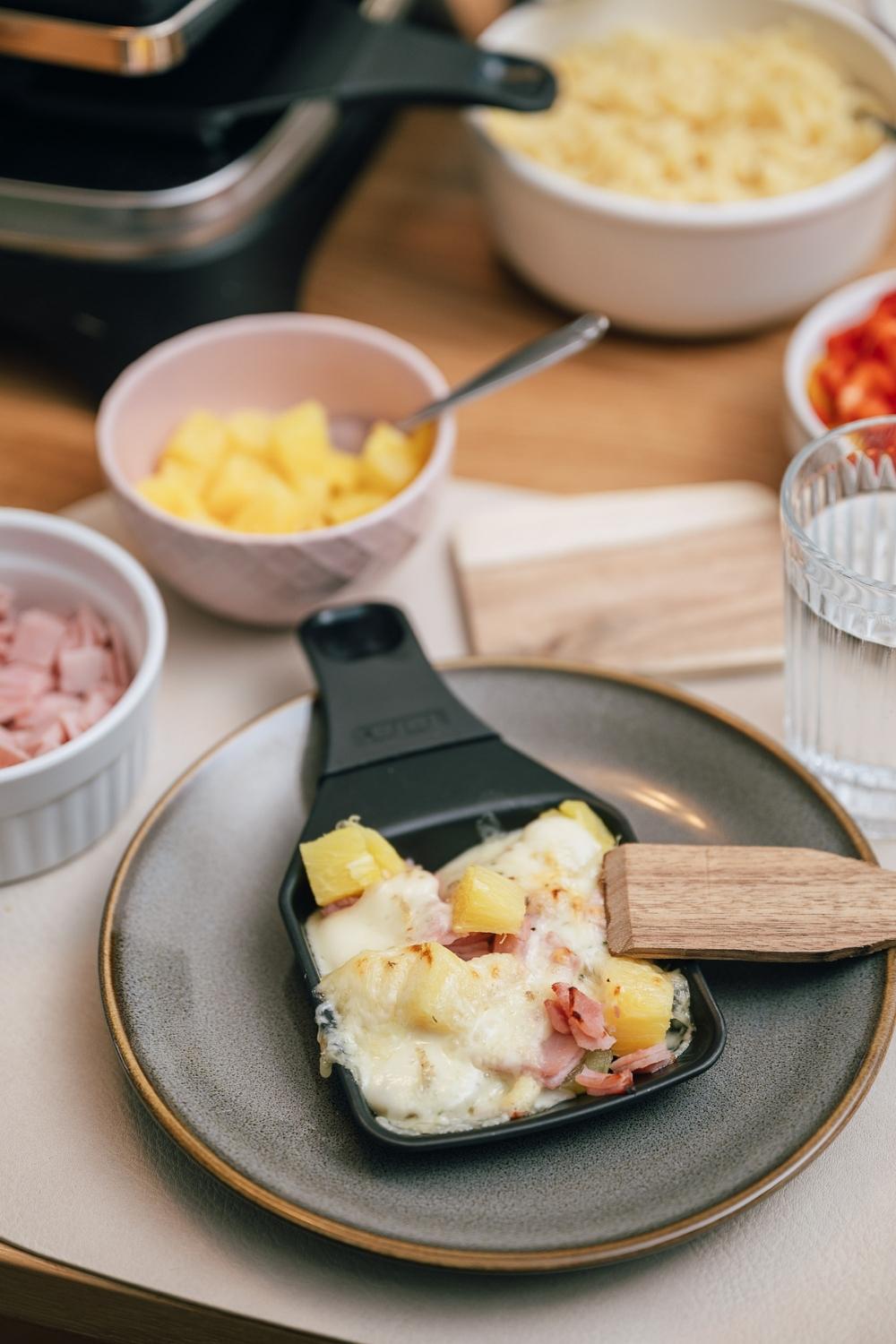 Hawaii Raclette mit Ananas