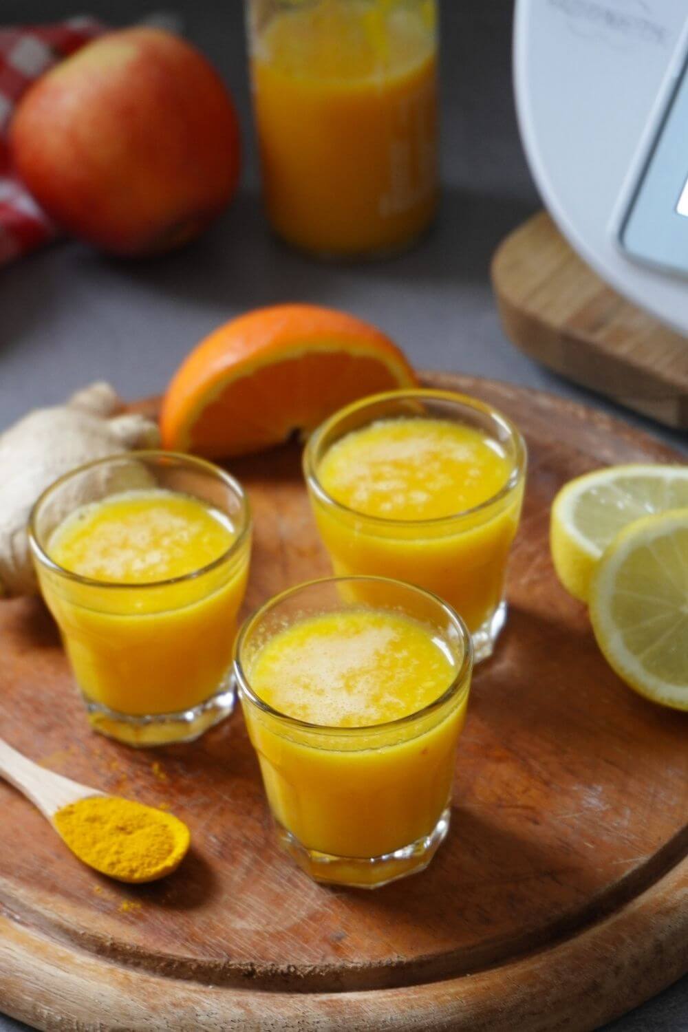 Ingwer Orange Kurkuma Shot Thermomix