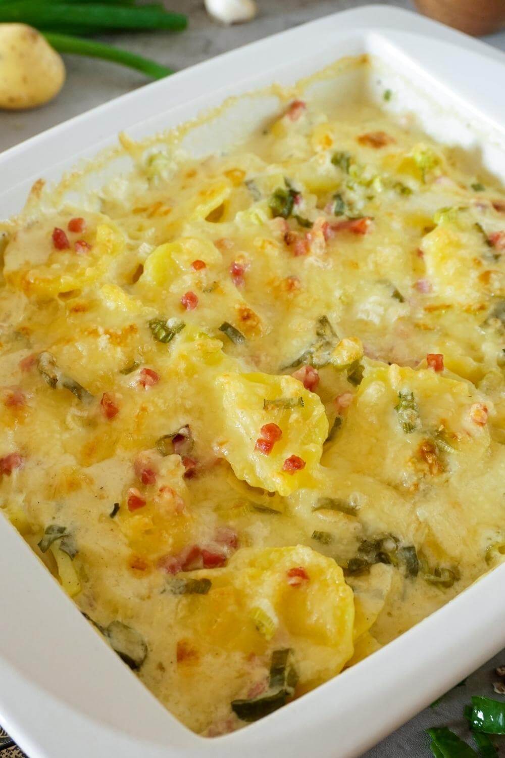 Kartoffelgratin als Hauptgericht