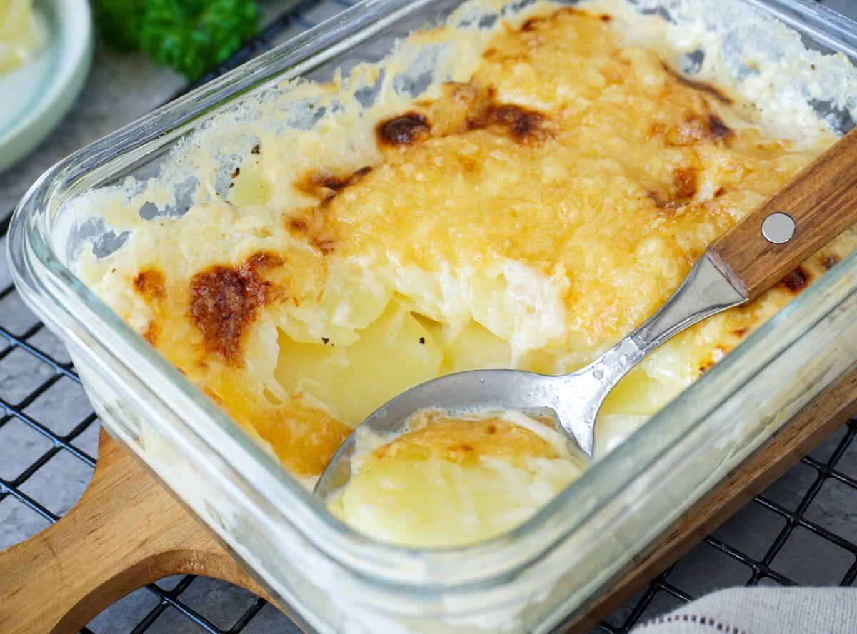 Kartoffelgratin Heißluftfritteuse