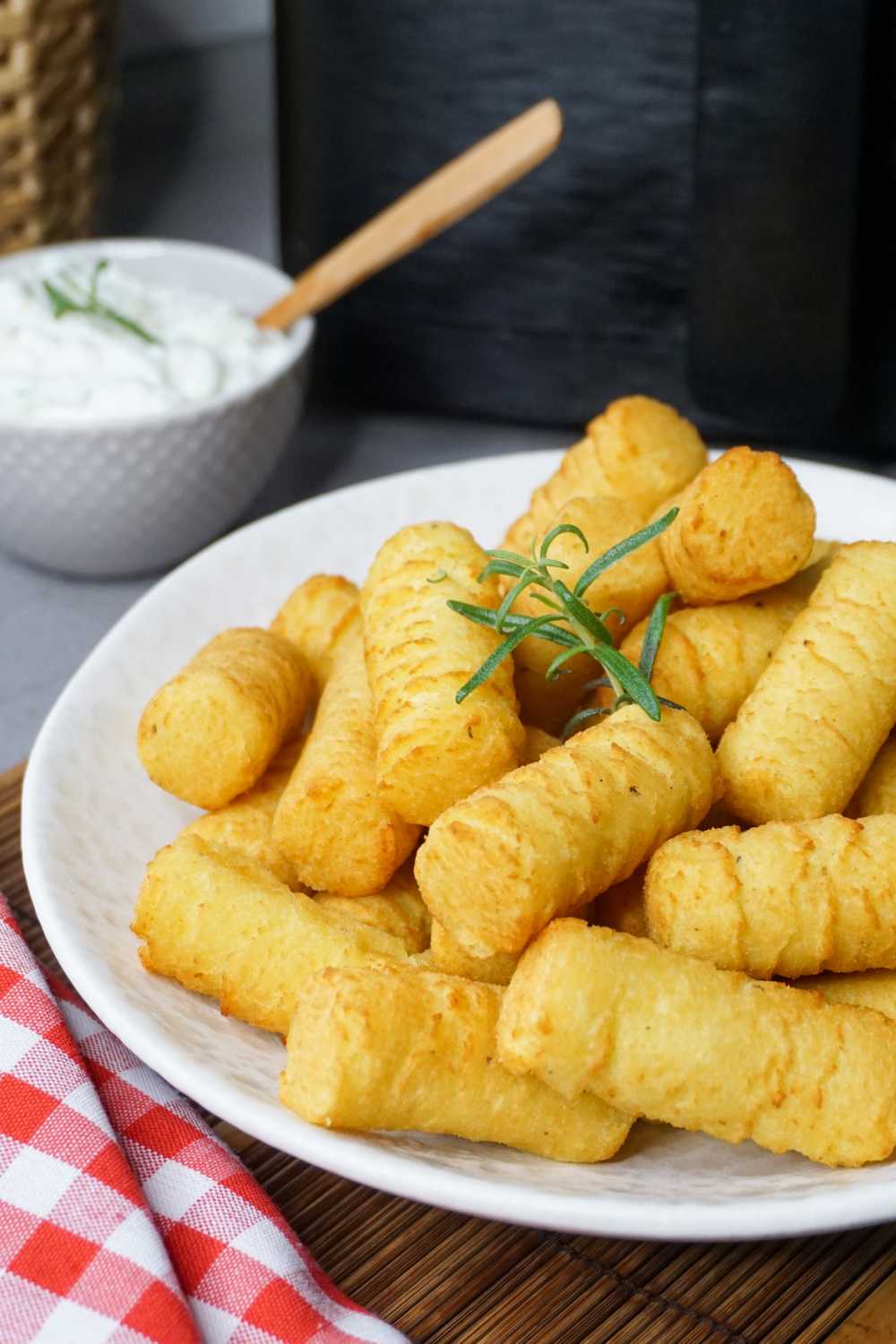 Kartoffelkroketten Heißluftfritteuse Rezept