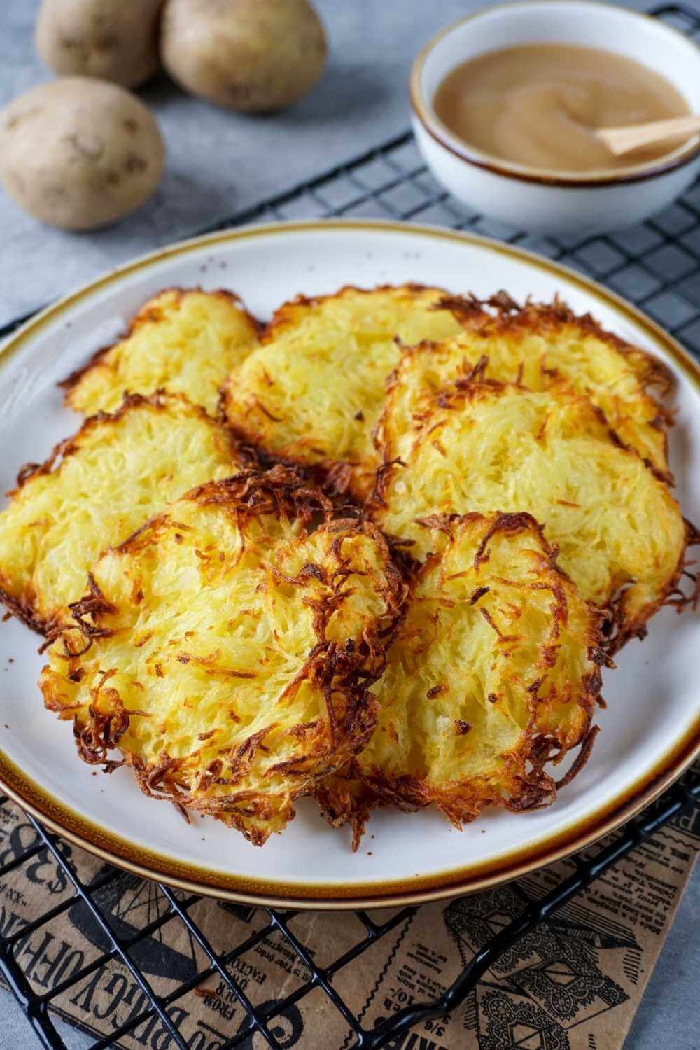 Kartoffelpuffer Heißluftfritteuse Rezept