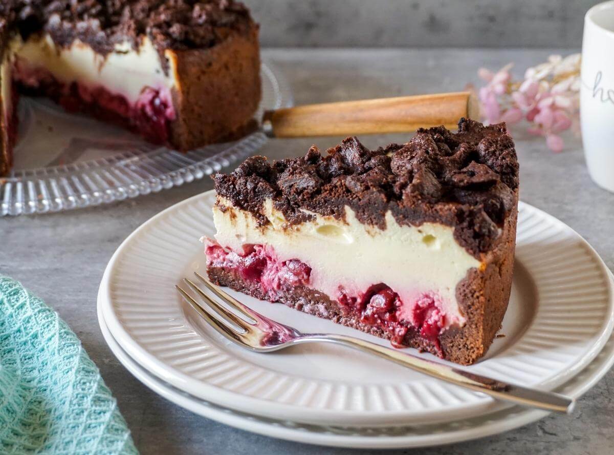 Kirsch Käsekuchen Schoko-Streusel