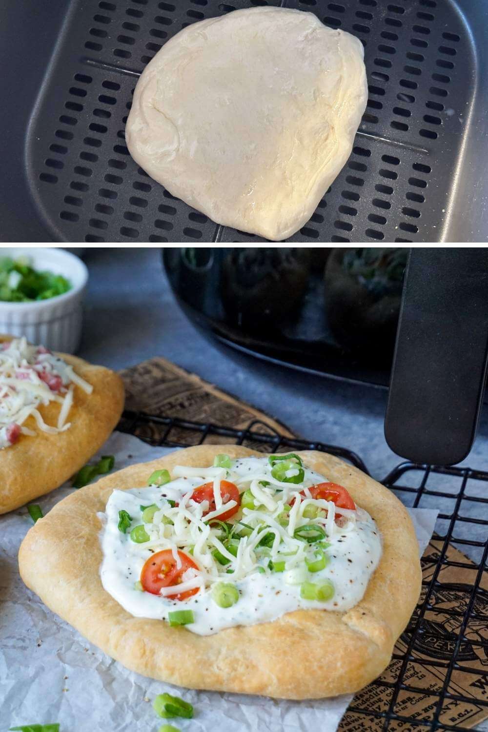 Langos Airfryer Rezept