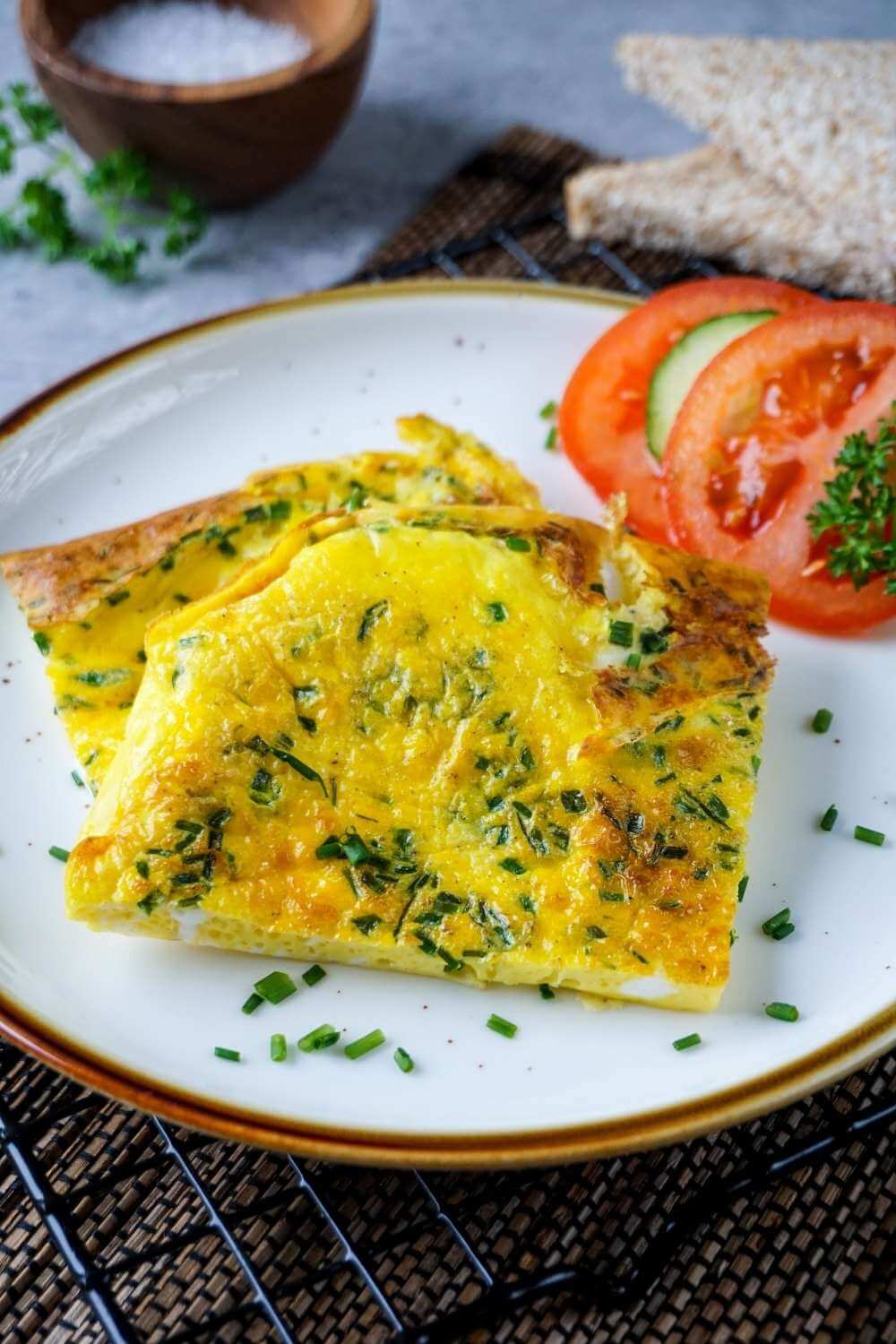 Omelette Heißluftfritteuse Rezept