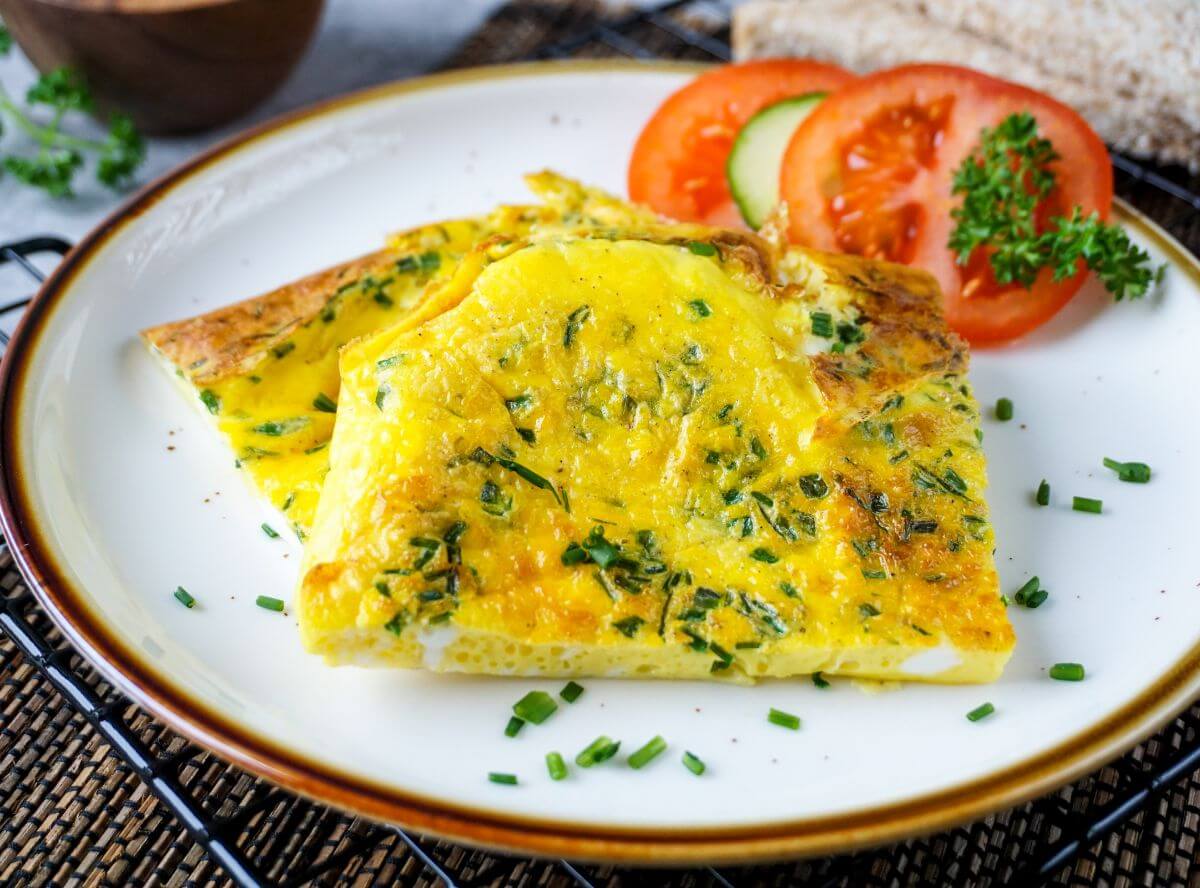 Omelette Heißluftfritteuse