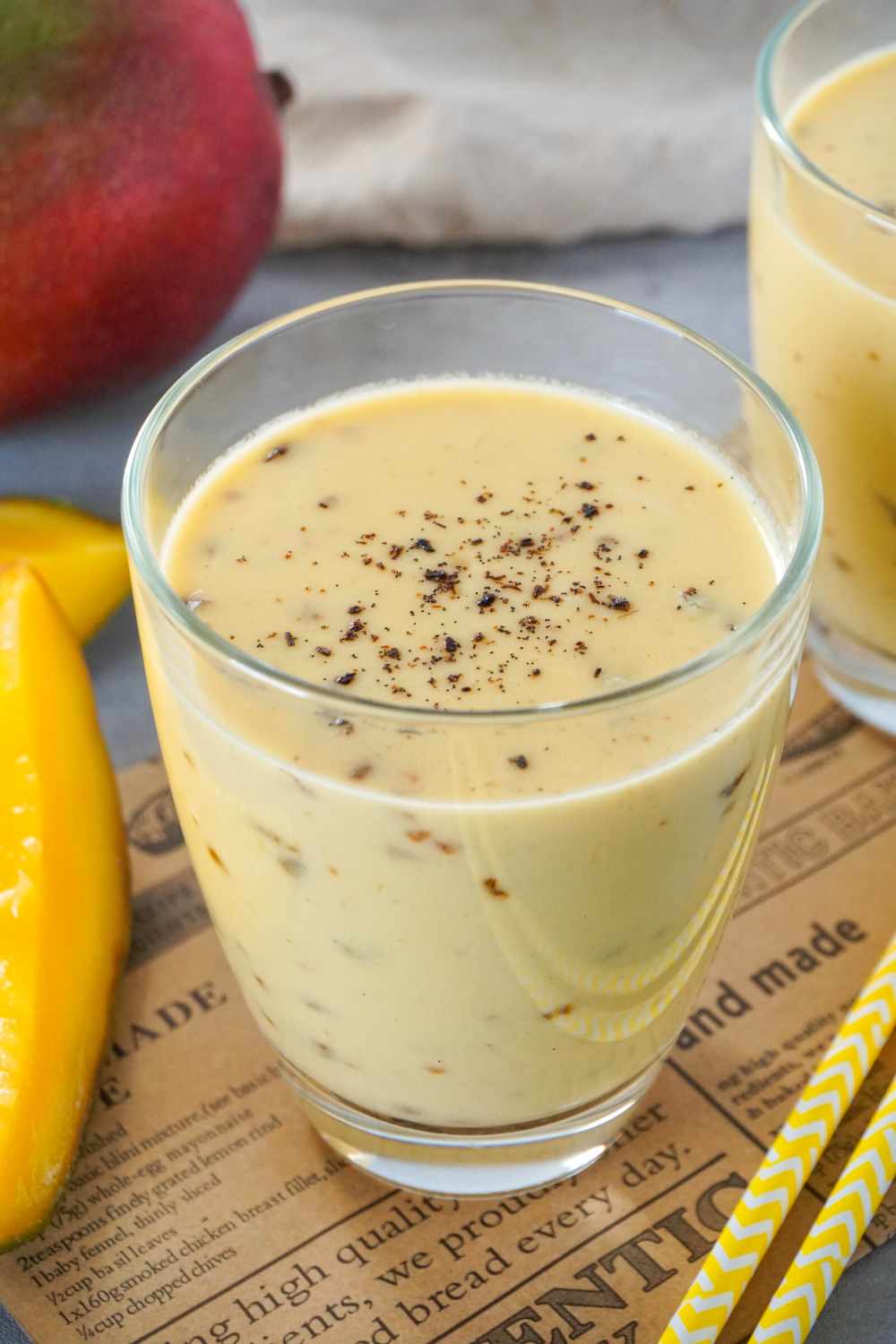 Mango Smoothie mit Milch