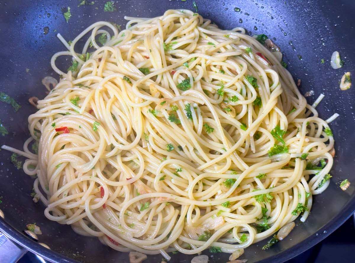 Spaghetti aglio e olio Originalrezept