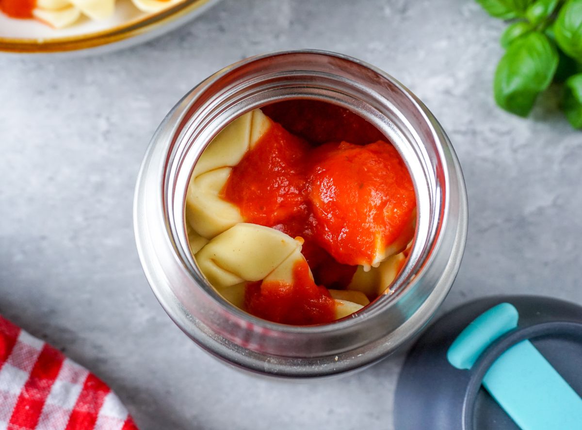 Tortellini Tomatensoße Meal Prep für Kinder