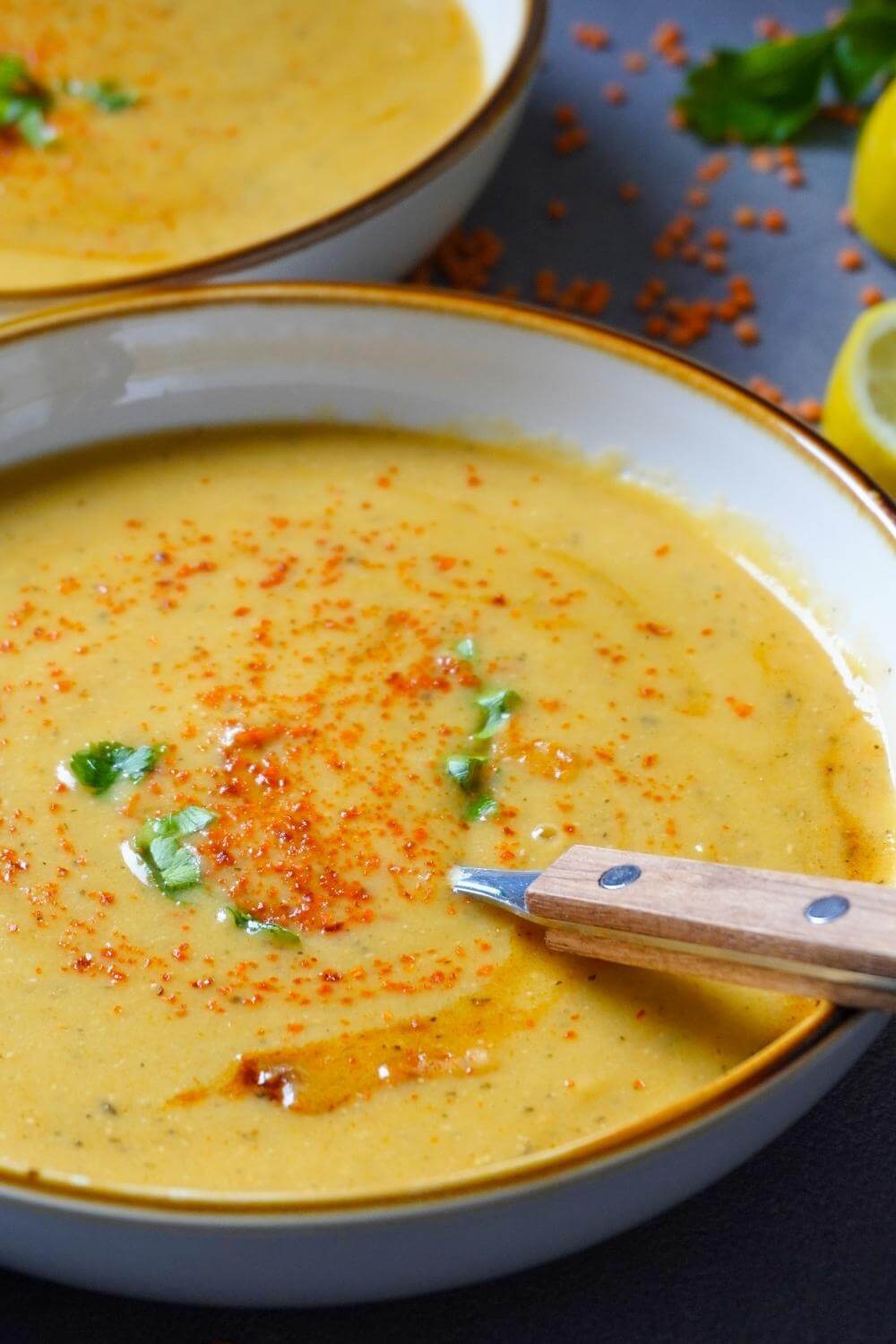 türkische rote Linsensuppe