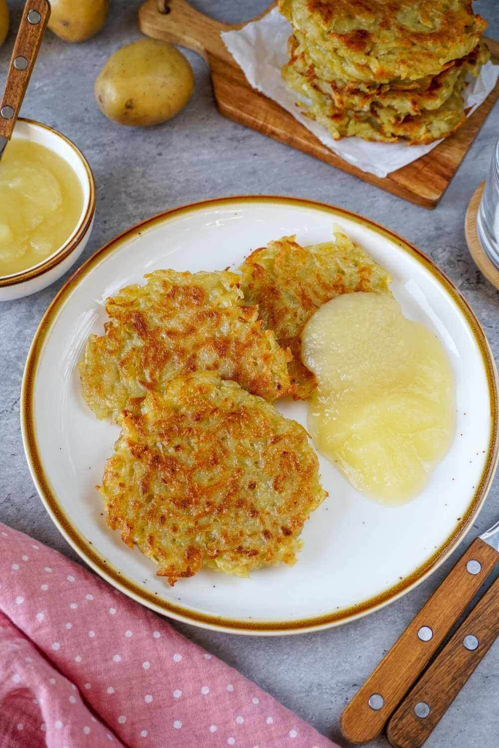 vegane Kartoffelpuffer ohne Ei