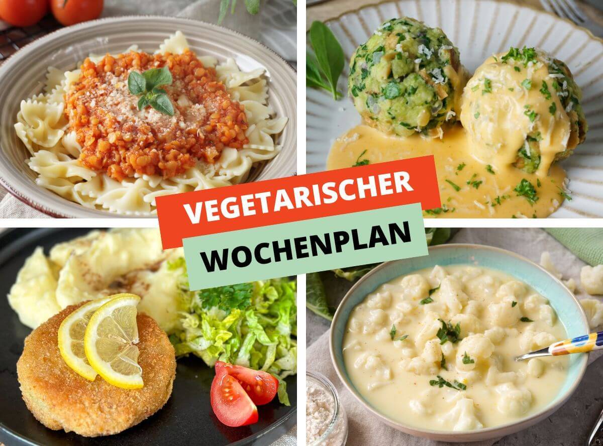 Vegetarischer Wochenplan