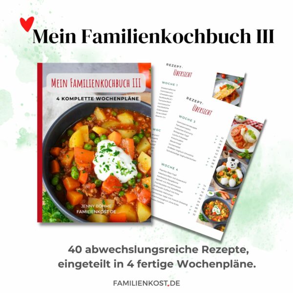 3er Familienkost Familienkochbuch-Bundle 3. Buch